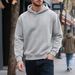 Men’s Oversized Jacquard Hoodie – Thickened Winter Pullover With Zip-Up & Kangaroo Pocket (S-XXXL, 96% Polyester, Relaxed Fit)_viptrois.com