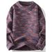 Ma Hai Plush Sweater, Warm Sweater, Loose Round Neck Pullover Sweater_viptrois.com