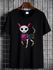 Sugar Skull T Shirt Mexican Cat Day Of Dead Dia De Los Muertos Soft Designer Clothes Homme Comfortable Versatile Breathable Summer_viptrois.com