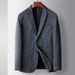 CT Men's Casual 2025 Spring Autumn Light Business Single Suit Young And Middle-aged Denim Color Stitched Blazer_viptrois.com