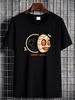 Super 7 Men's Mummy Boy T-Shirt Size Medium Black Robot Face Cartoon Comic Comfortable Designer Clothes Breathable Streetwear_viptrois.com