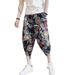 Men's Clothing Beach Pants Men's Summer Shorts Seven Point Carrot Pants Men's Fashion Brand Large Size Loose Casual Pants_viptrois.com