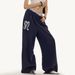 0123Start American Retro Drape Loose Sweatpants Men And Women Hip-hop Hip-hop Casual Sports Straight Wide-leg Pants_viptrois.com