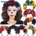 2024 New Halloween Flower Headband Skull Day Hair Decor Party Decoration Headband_viptrois.com