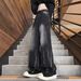 Men's Clothing Retro Tie Dye Jeans Washed Gradient High Street Vibe Style Loose Straight Wide Leg Pants_viptrois.com