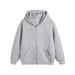 Unisex Heavyweight Zip-Up Hoodie – Dual-Zipper Streetwear Jacket With Kangaroo Pockets (Polyester, Black/Navy/Heather Grey, M-3XL)_viptrois.com
