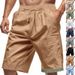Men's Bohemian Style Linen Shorts - Breathable Loose Fit Summer Beach Shorts With Natural Texture_viptrois.com