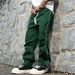 Men's Quick-Dry Casual Pants - Summer Breathable Straight Fit Trousers With Striped Design, Durable & Versatile For Daily Wear_viptrois.com
