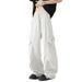 American Style Pleated Paratrooper Cargo Men 2025 Summer Thin Loose Versatile Wide-Leg Quick-Dry Casual Long Pants_viptrois.com