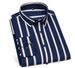 Men’s Clothing Men's Shirt Short Sleeves Ice Silk Elastic Non Iron Stripes Daily Casual Style Drape Shirt Summer_viptrois.com