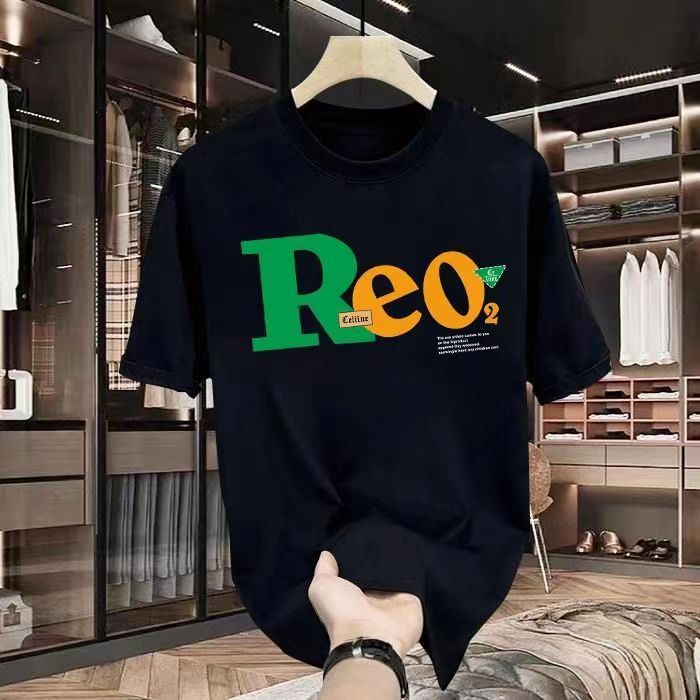 Summer New Pure Cotton Short Sleeved T-shirt For Men, Casual, Simple, Luxurious, High-end, Brand Printed, Versatile_viptrois.com