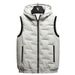 Men's Clothing 2024 NEW Foreign Trade Yh Down Cotton Vest Hooded Thickened Autumn And Winter Leisure Fashion Waistcoat Warm Cotton Jacket_viptrois.com