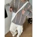 2026 Environmentally Friendly Fabric Cleanfit Boys High-end Sweater Autumn And Winter Korean Style Wear Retro Contrasting Color Round Neck Casual Knit_viptrois.com