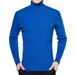 Men's High Neck Sweater – Classic Solid Color Wool Blend Knit Pullover (M-4XL) – Anti-Fade Casual Turtleneck For Autumn & Winter_viptrois.com