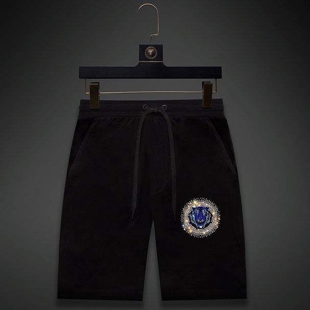 Men's Clothing Hot Diamond Shorts Men Summer New Men's Fashion Loose Pants Men's Pants Ice Silk Thin Men's Shorts_viptrois.com