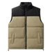 Men's Winter Sleeveless Vest Stand Collar Casual Warm Jacket Loose Fit Plus Size Outerwear For Couples_viptrois.com