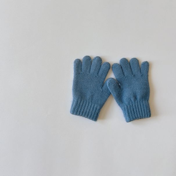 Children's gloves Winter ins Candy Color Solid color light plate gloves Warm baby gloves for boys and girls_viptrois.com