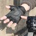 Tactical gloves Combat mechanical hard-shell protective gloves Outdoor half-finger gloves CS field training as tactical gloves_viptrois.com