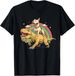 T-shirtfunny Pitbull 2026 Riding A Dinosaur Rainbow Illustration_viptrois.com