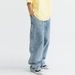 Men's Clothing heavy washed worn old workwear logging pants American street pure cotton straight jeans for men and women_viptrois.com
