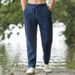 Men's Clothing Pure Linen Casual Pants Loose Large Size Skinny Harem Pants Summer Ultra Thin Retro Pants_viptrois.com