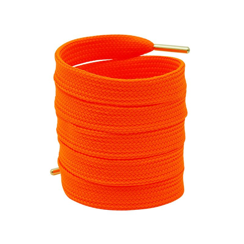 Shoelaces Double Flat Widened Solid Color Metal Head Shoe Accessories All Casual Shoes Sneakers Rope_viptrois.com
