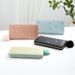 Women's Long Zip Wallet With Heart Embroidery - Fashionable Slim Clutch Purse (Multiple Card Slots, RFID Protection)_viptrois.com