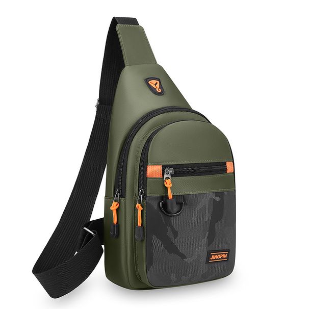Men’s Bags Chest Bag Men's Shoulder Messenger Bag Waterproof Nylon Cloth Chest Tide Brand Sports Leisure Small Shoulder Bag Backpack Men's Bag_viptrois.com