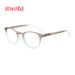Reading Glasses Two Color Gradient Elastic Paint Frame Spring Legs Old Light Mirror Rivet Round Reading Glasses_viptrois.com