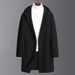 Men's Clothing Autumn and winter double sided woolen coat men's mid length hooded double sided woolen coat windbreaker men's cashmere jacket men_viptrois.com