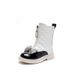 Mother&kids Girls Fashion Martin Boots 2025 Autumn New Fashion Girls Single Boots Fashion Trendy Children's Leather Boots_viptrois.com