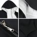 Loom RDJ European And American Style Color-Block Cardigan Men's Fashion Brand High-End Hooded Loose Heavy Zipper Sweatshirt_viptrois.com