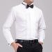 Men's Tailcoat Dress Shirt - Formal Wingtip Collar Tuxedo Shirt For Weddings & Performances_viptrois.com