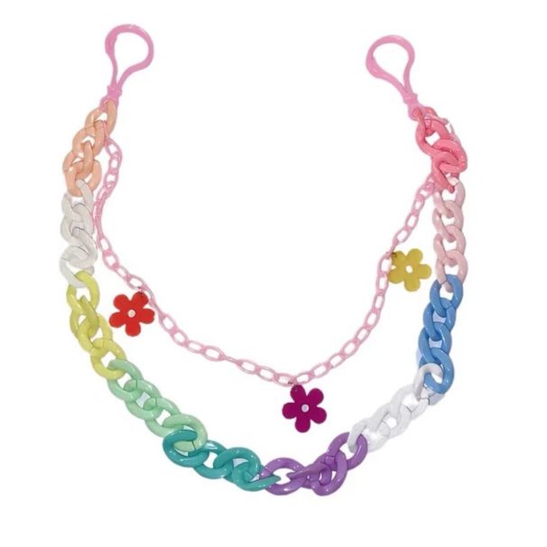 Charms All Match Hip Hop Pants Chain Ins Trendy Net Red Pants Rainbow Resin Hanging Chain Punk Style Detachable Chain_viptrois.com