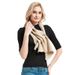 Unisex Woolen scarf women's autumn/winter core yarn knitted solid color triangle scarf_viptrois.com