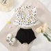 Platform Cross Border Supply Of Baby Girl Sleeveless Suspender Printed Top And Solid Color Triangle Shorts Set_viptrois.com