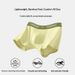 Pulse 7386 Xinjiang 100% 10A Grade Antibacterial Crotch Men's Pure Cotton Four-Corner Boxer Briefs_viptrois.com