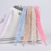 Lovely Snowflake Velvet Color Extended Shoelaces Flat Rope Plush Shoelaces_viptrois.com