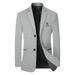 CT Spring And Autumn New Middle-aged Men's Casual Woolen Suit Dad's Single-piece Blazer Jacket_viptrois.com