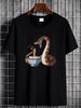 Funny Ramen Snake Ball Python T-Shirt S- 4XL Homme Stretched Casual Comfortable Unisex Top For Everyday Wear Soft Slightly Stylish Summer Fashion_viptrois.com