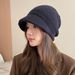 Women's Hats Autumn And Winter Knitted Hat Fashion Ins Warm Earmuffs Pile Hat Loose Outdoor Large Head Circumference Wool Hat For Women_viptrois.com