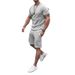 Men's Clothing Men's Summer Street Wear Short Sleeved Shorts Men's Casual Sports Large Size Suits Men_viptrois.com