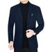 CT 2025 Spring And Autumn New Men's Casual Blazer Middle-aged Men, Dad's Woolen Suit Jacket, Single Wool Coat For Men_viptrois.com