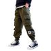 Mother&Kids Boys' overalls Summer Kids wear Big Kids Kids Boys casual pants pants thin_viptrois.com
