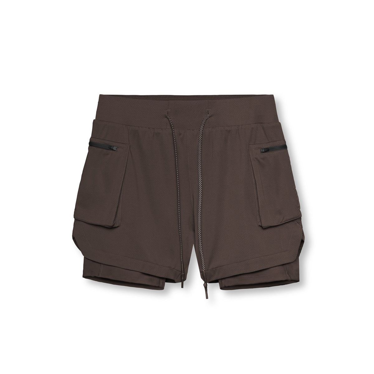 Man's clothing Summer trend Shorts Men's Muscle Fitness Brother Blue Ball Sports Running Training Breathable double-layer shorts_viptrois.com
