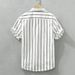Men's Clothing Short Sleeved Shirt Men's Hong Kong Style Loose Literary Trend All Match Casual Short Sleeved Shirt One Piece Drop Shipping_viptrois.com