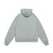 Social Anxiety Sweatshirt Unisex Street Trendy Design Niche Loose Solid Color Half-Zip High Neck Hooded Pullover_viptrois.com