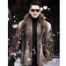 Men's Clothing Men's Fur Coat Mink Coat Mid Length Imitation Fur Fox Fur Mink Fur Thick Warm Winter Trend_viptrois.com