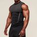 Men's Quick-Dry Workout Tank Top - Breathable & Stretchy Gym Vest With Print, Muscle Fit Sleeveless Shirt For Running & Training (S-XXL)_viptrois.com