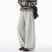 Men's Clothing Pleated Design Heavy Texture Drape Casual Pants Men's Autumn Japanese Loose Texture Straight Pants Trendy Brand Long Pants_viptrois.com